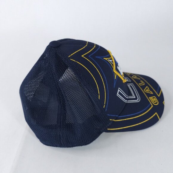 LA Galaxy Hat Cap Fitted Mens Large XL MLS Soccer Trucker Mesh Adidas - Picture 3 of 6